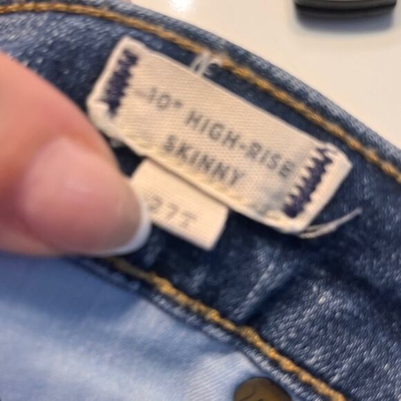 Madewell 10” High Rise Skinny Jeans 27T - Picture 6 of 11